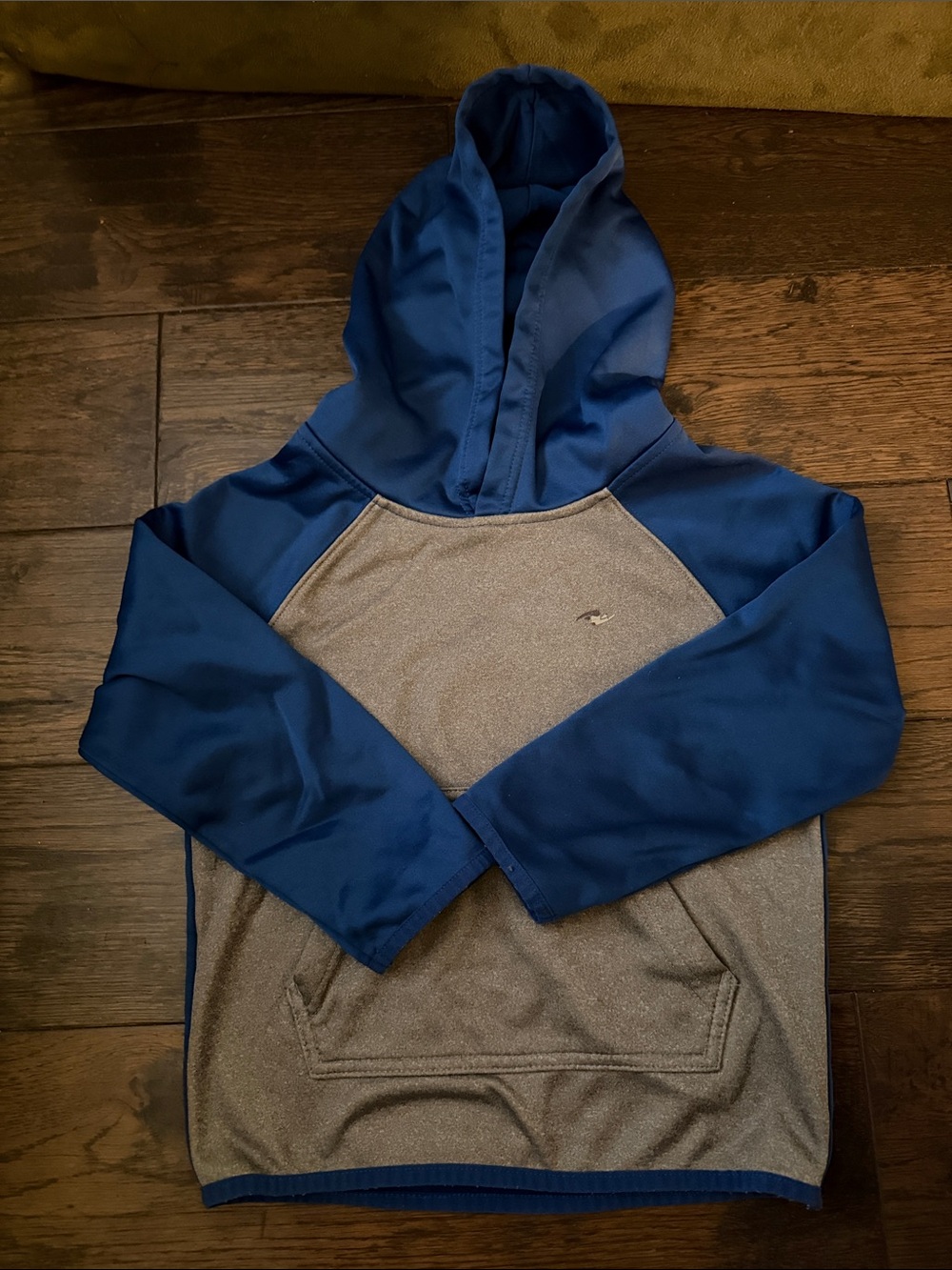 5/$25 Boys Hooded Pullover Sweater - Blue and Gray